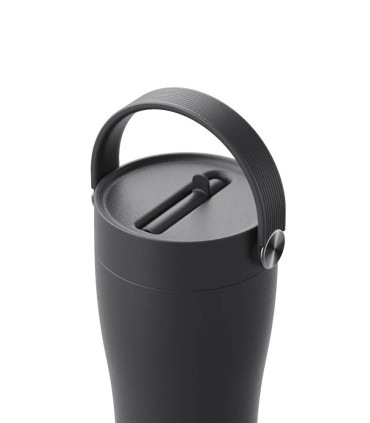 Hoogwaardige thermosbeker Equa Carry Cup Zwart 600ml