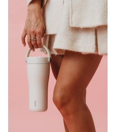 Hoogwaardige thermosbeker Equa Carry Cup Sand 600ml