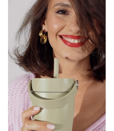 Hoogwaardige thermosbeker Equa Carry Cup Matcha 600ml