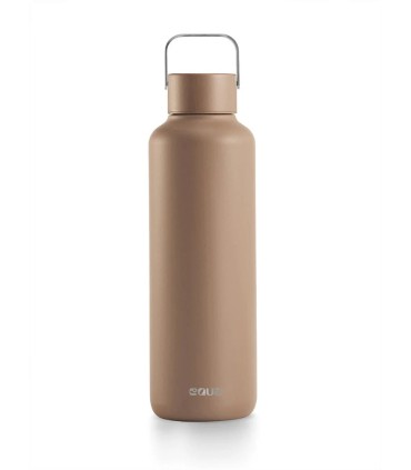 Mooie Timeless Steel metalen thermosfles Toffee 600ml